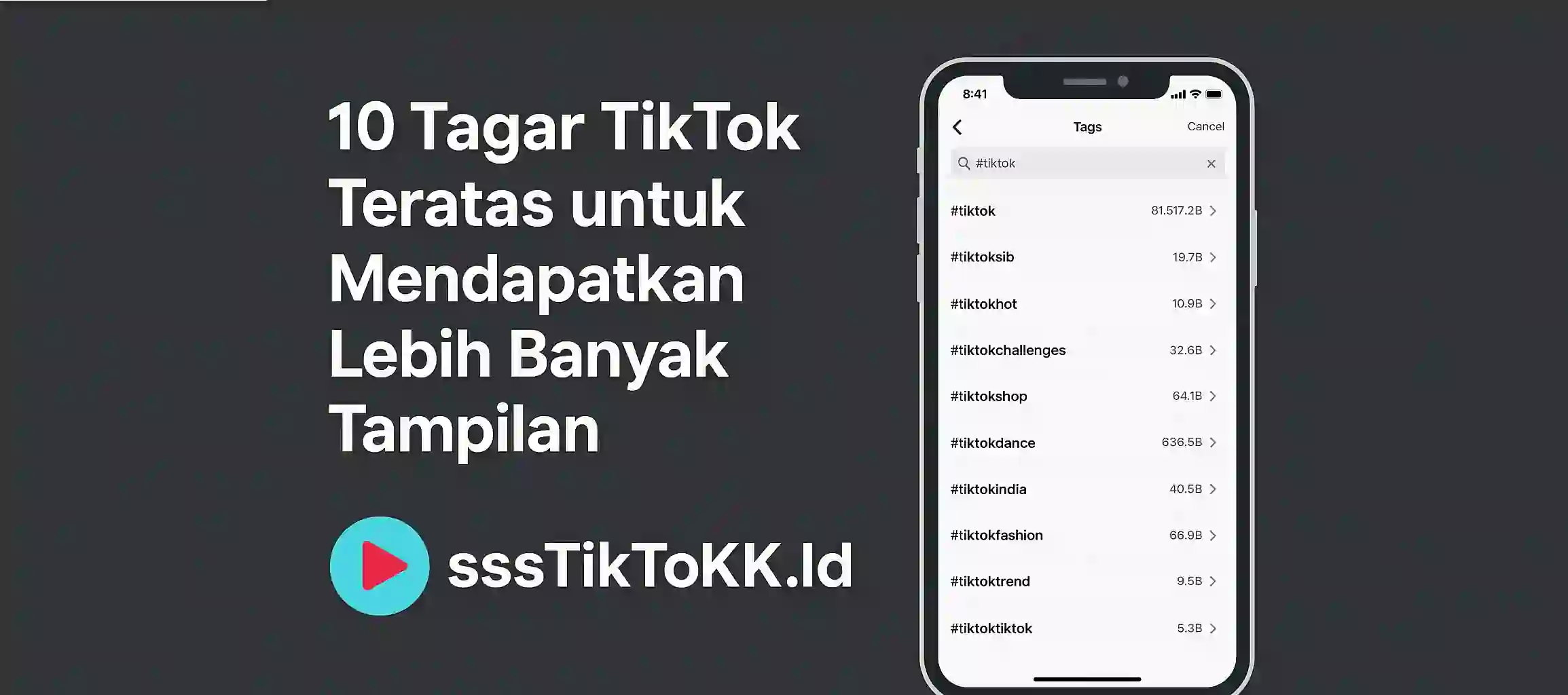 10 Tagar TikTok Teratas untuk Mendapatkan Lebih Banyak Tampilan