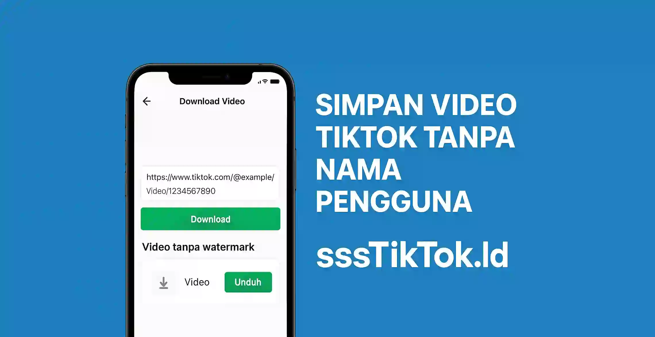 Simpan Video TikTok Tanpa Nama Pengguna